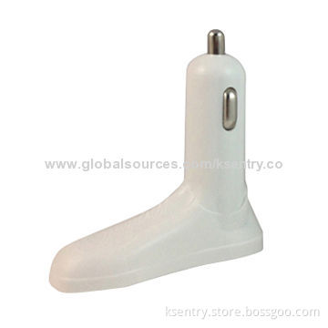 New Design Foot-shaped Dual USB 3.1A Car Charger